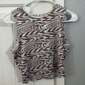 70s inspired crop top